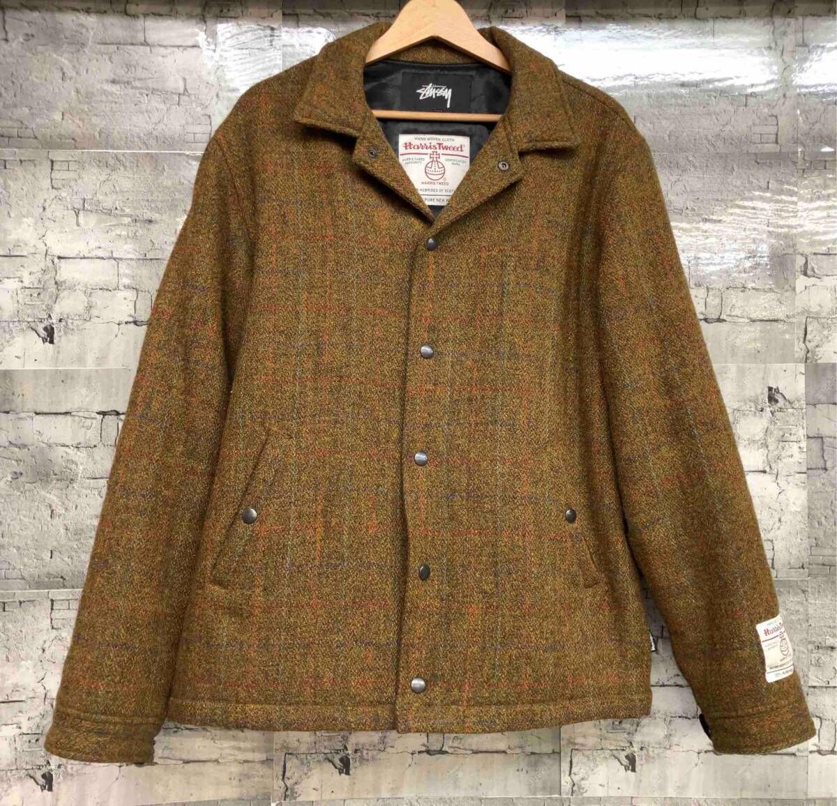 ジャケット・アウター Stussy Harris Tweed 楽天市場】ステューシー × ハリスツイード・STUSSY × HARRIS