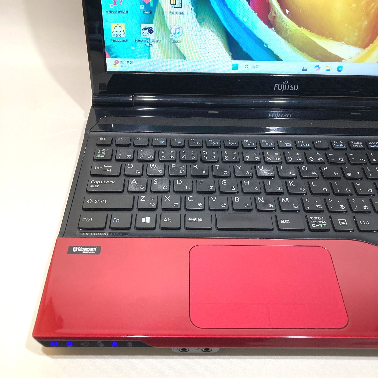 初心者向け✨快適i3・カメラ・大画面◇赤◇すぐ使えるノートパソコン  