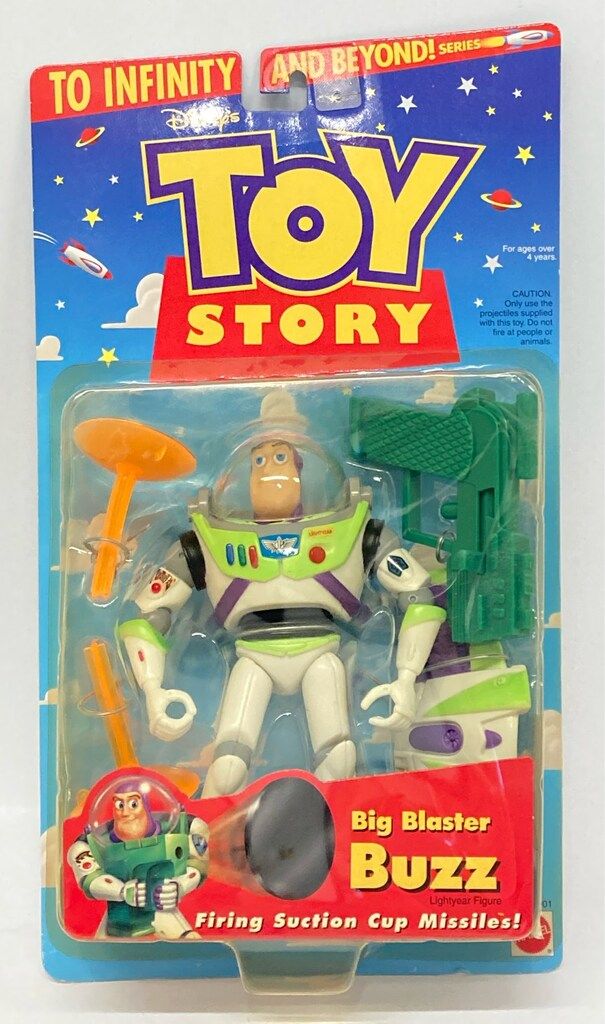 MATTEL Big Blaster BUZZ/トイストーリー Disney Buzz Pixar