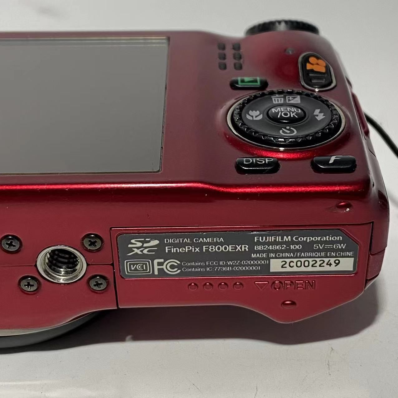 FUJIFILM FinePix F800EXR レッド動作未確認ジャンク