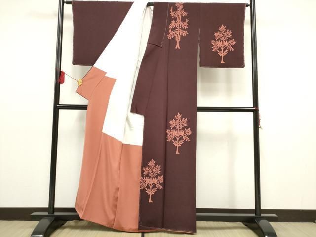 平和屋着物□訪問着 枝葉文 正絹 逸品 未使用 AAAU2660ma - メルカリ 