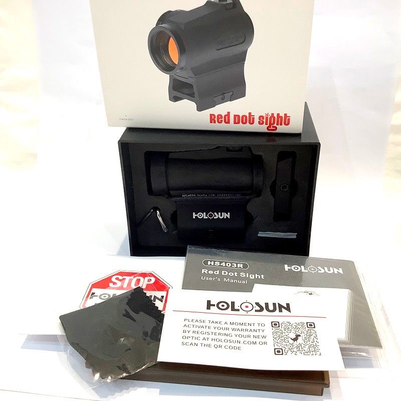 ホロサン（HOLOSUN） ライフル スコープ HS403R Micro レッド ドットサイト 電池残量不明【中古】KB-8256 - メルカリ