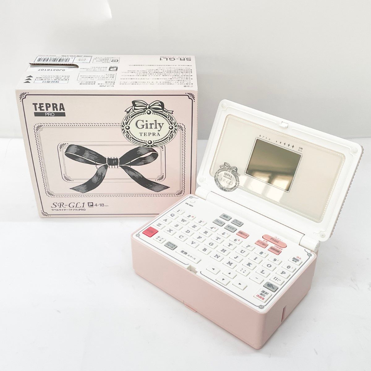 〇〇KINGJIM キングジム 「テプラ」PRO SR-GL1 シェルピンク