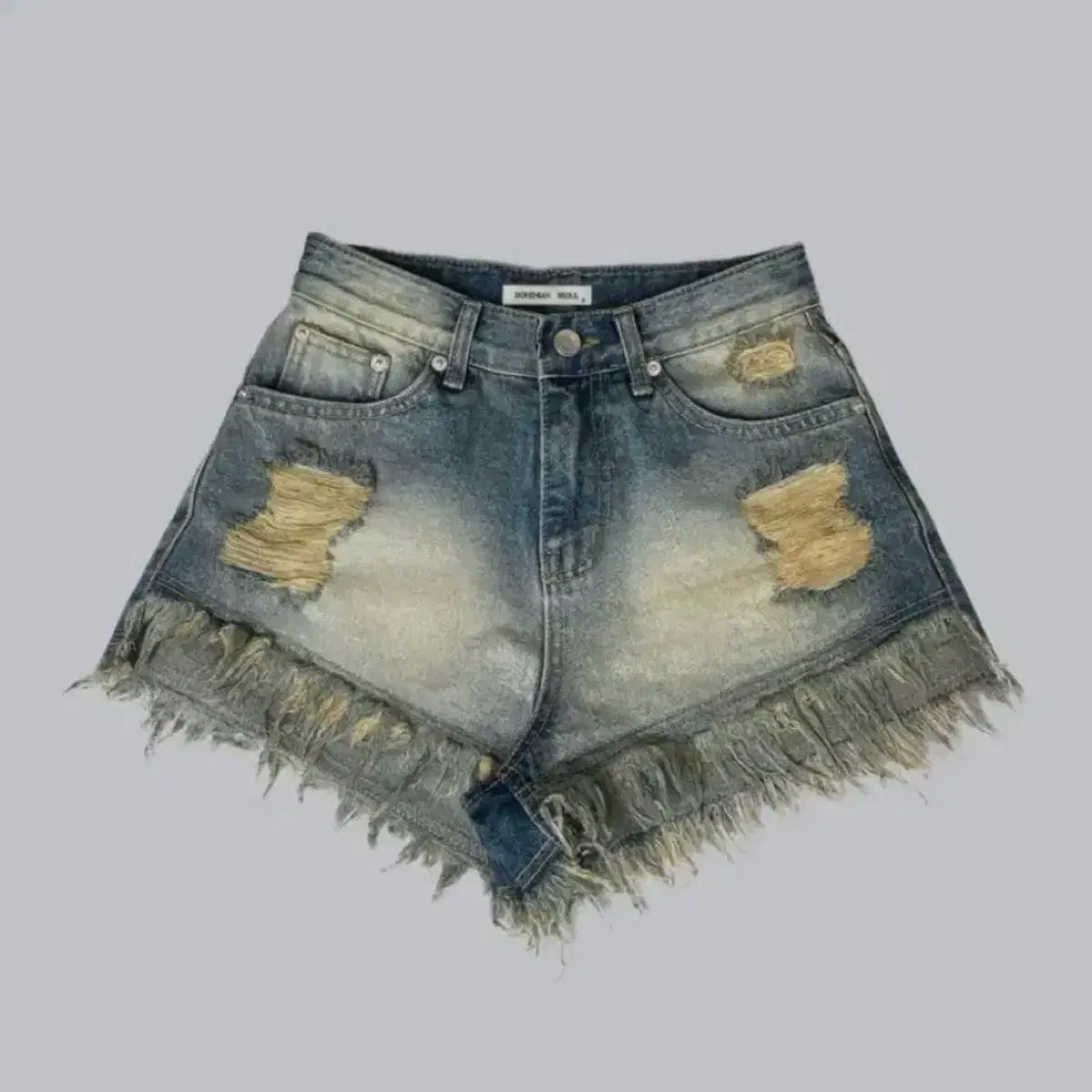 Bohemian seoul ウォッシュ デニムショーツ M