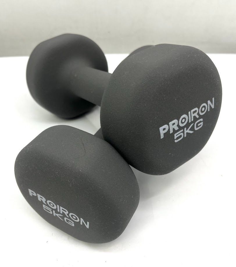 PROIRON ダンベル 5kg×2個 PRKNED05K グレー 0120231114100918