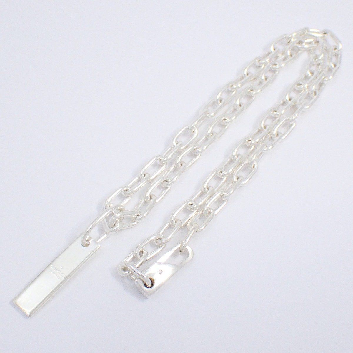 GUCCIグッチ Gモチーフシルバー925 チェーンブレスレット GUCCI グッチ