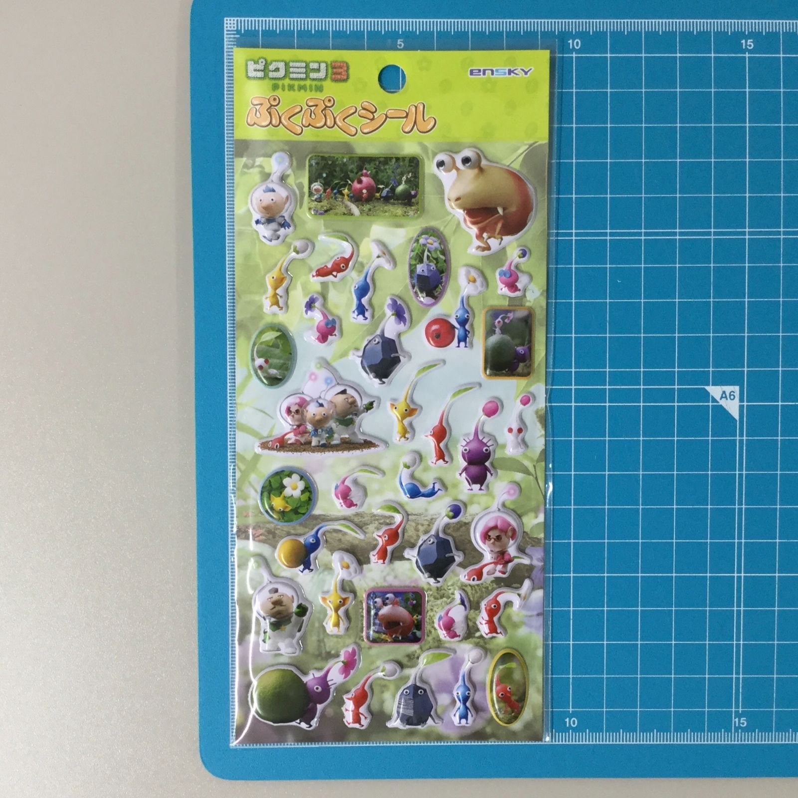 ゆ枠　ピクミンパック3点 3枚セット ピクミン Pikmin 刺繍 シールワッペン コンプリートセット