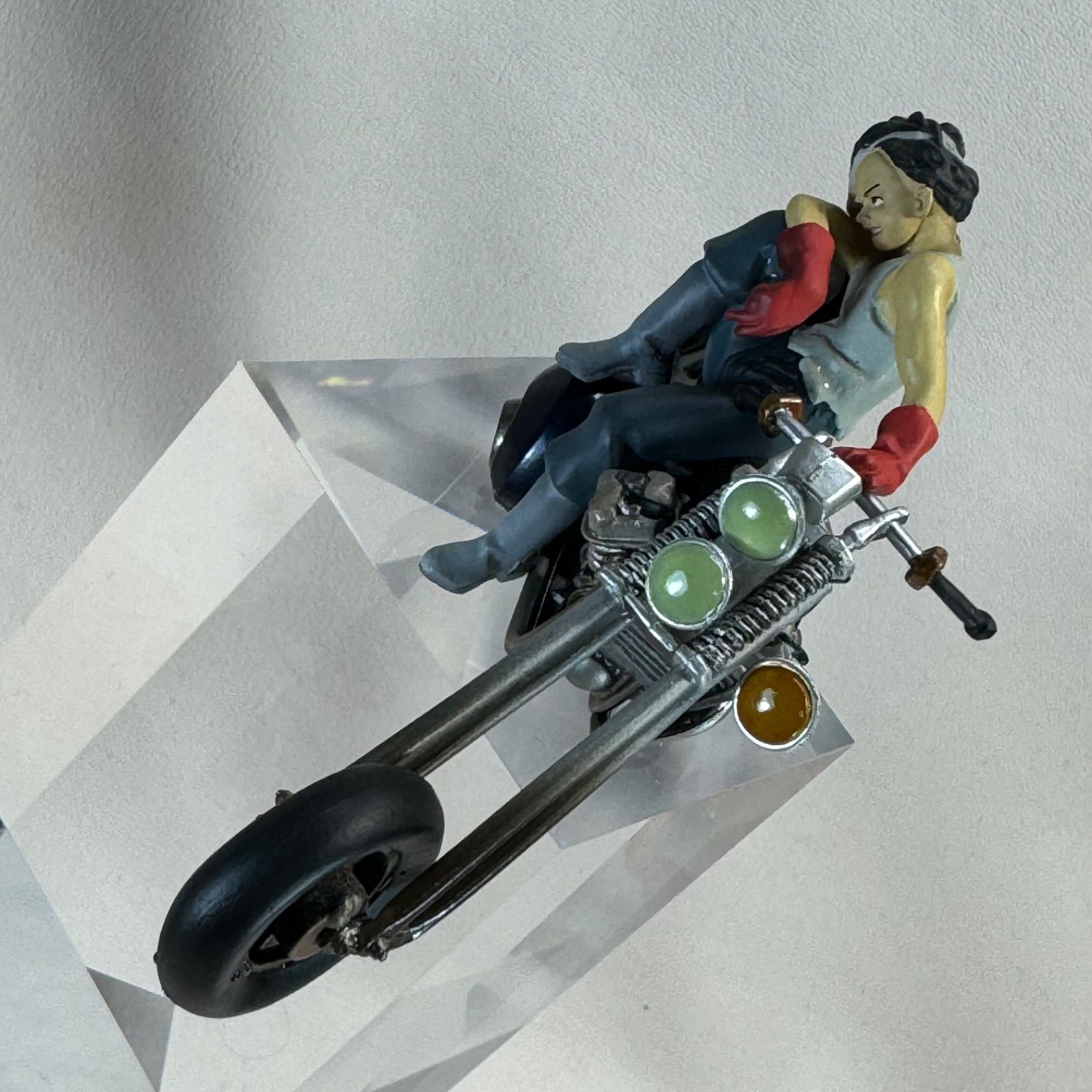 海洋堂 ミニキュー AKIRA アキラ 鉄雄とバイク FigureNO.64