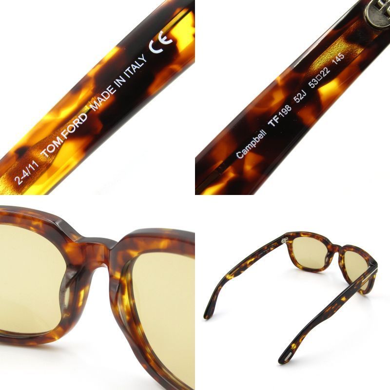 TOM FORD トムフォード サングラス Campbell TF198 イタリア製