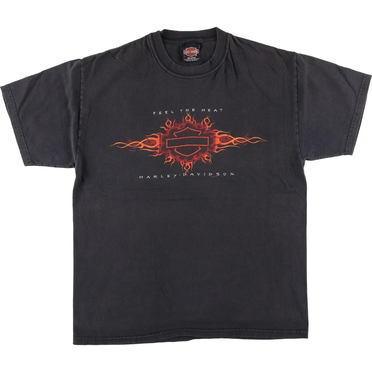 古着 00年代 ハーレーダビッドソン Harley-Davidson HANES ファイヤーパターン モーターサイクル バイクTシャツ eaa589978