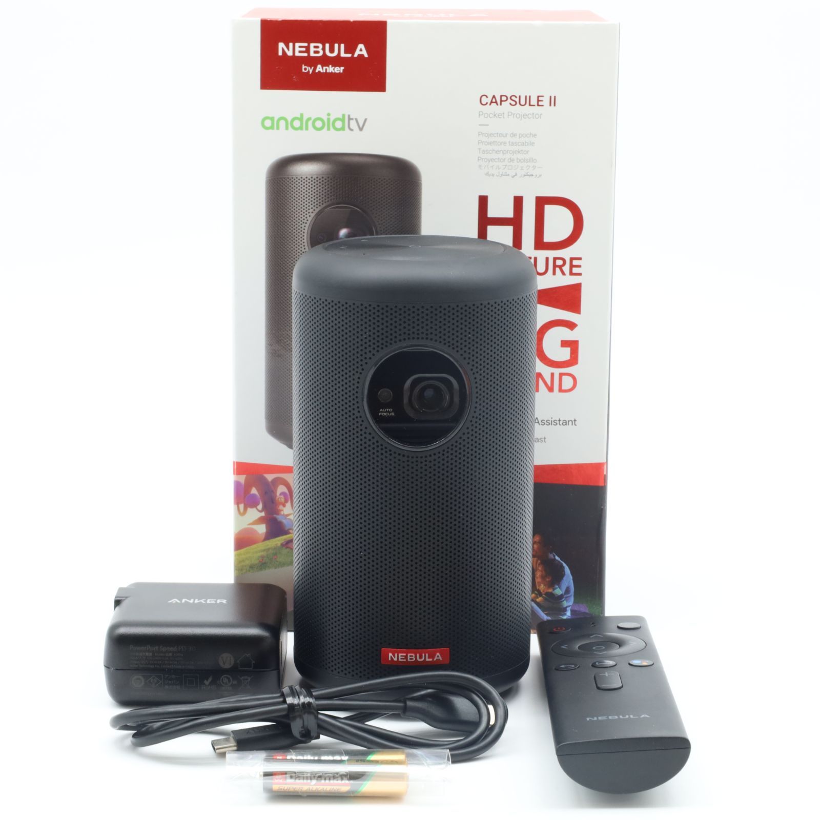 元 き Anker Nebula ネビュラ Capsule II Android TV搭載 モバイル プロジェクター