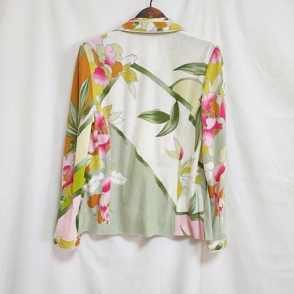 ★LEONARD レオナール ジャケット オレンジ系 イエロー系 花 レディース LEONARD（テーラードジャケット）のフリマアイテム一覧