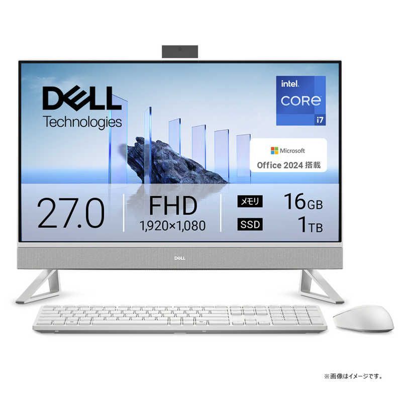 DELLデスクトップPC フルHD Windows11Pro オフィス2024年 新品 未使用 未開梱】 DELL デル デスクトップパソコン [ 27型