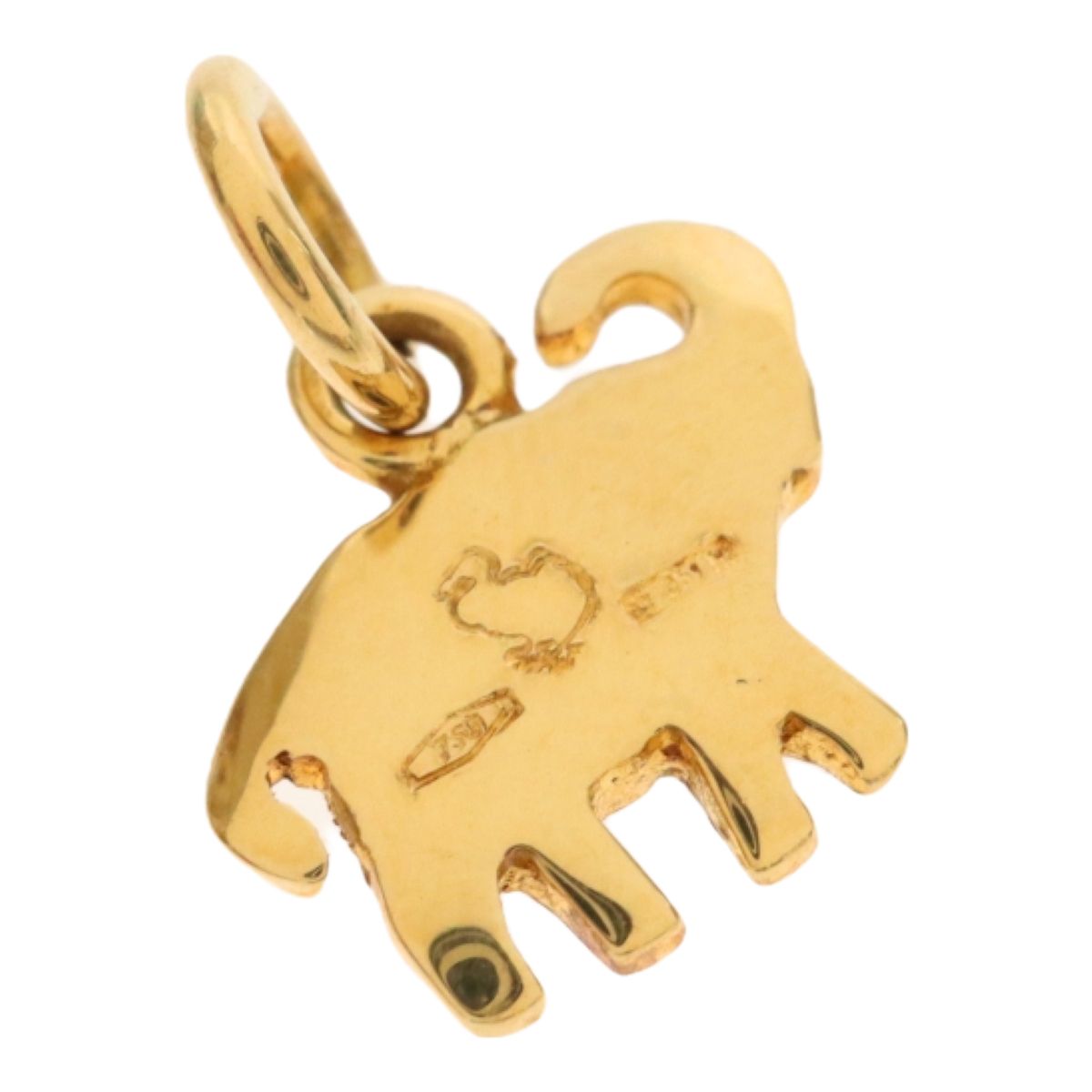 Pomellato ポメラート Dodo ドド 750YG 18金イエローゴールド K18 ゾウのチャーム 象 ぞう ペンダントトップ チャーム ジュエリー ブランド