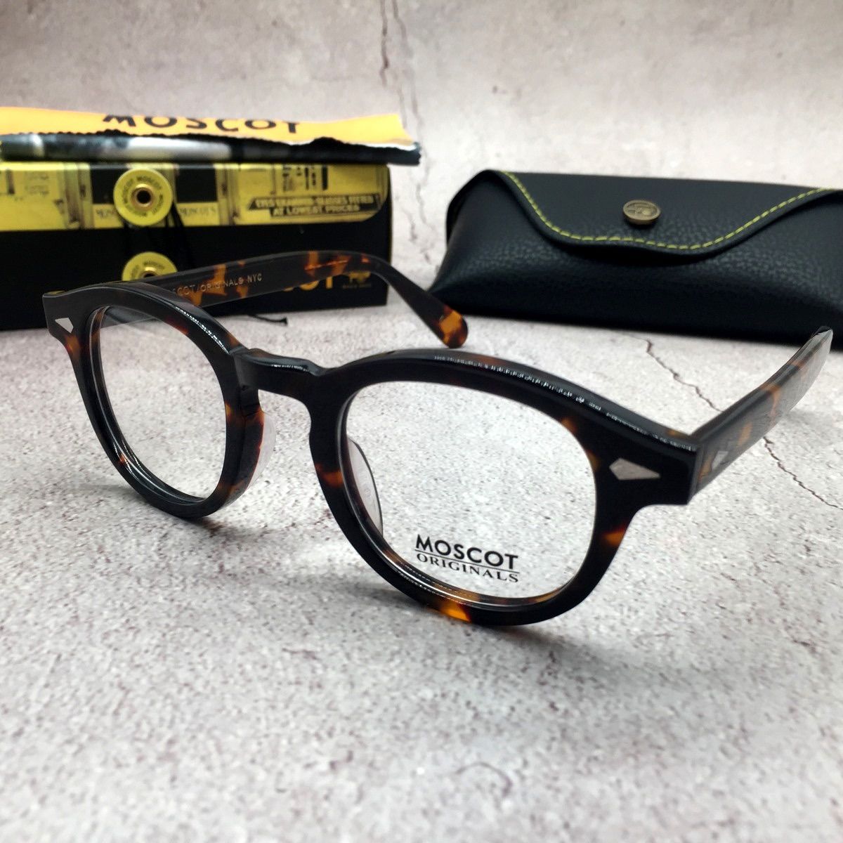 モスコット MOSCOT 49 鼈甲柄 レムトッシュ 眼鏡 メガネ - メルカリ