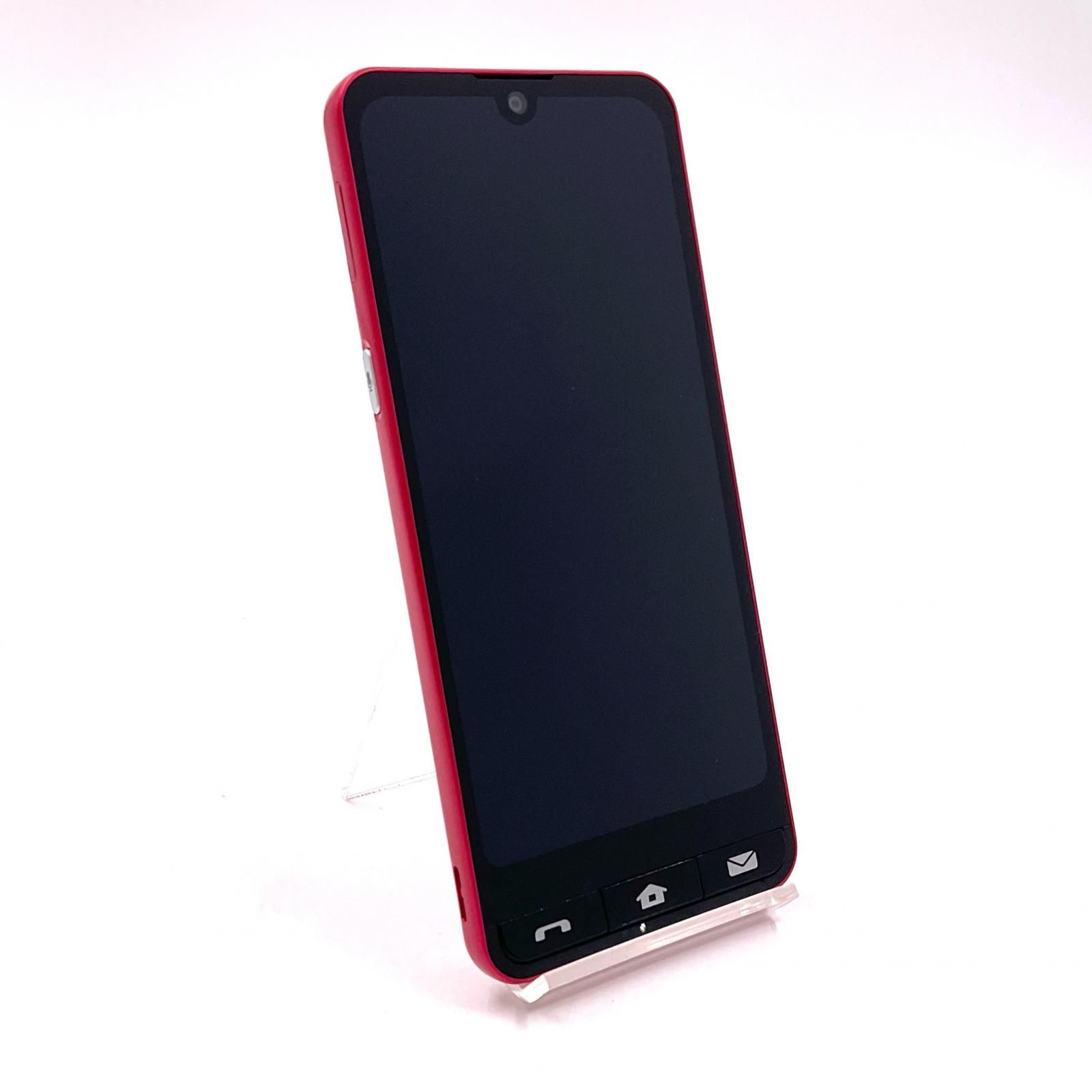 SHARP BASIO active 64GB レッド au SHG09 白ロム 美品 動作確認