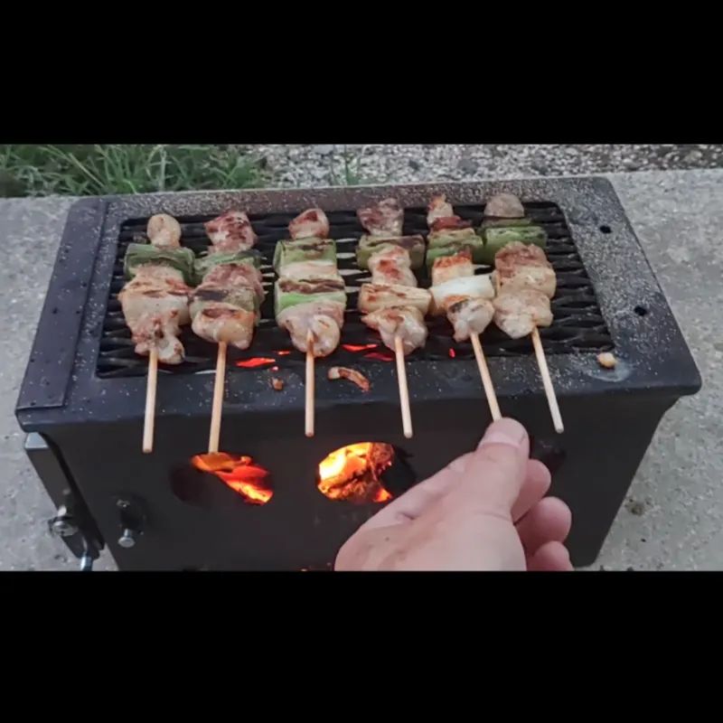 鉄板 焼き網付き焚き火台