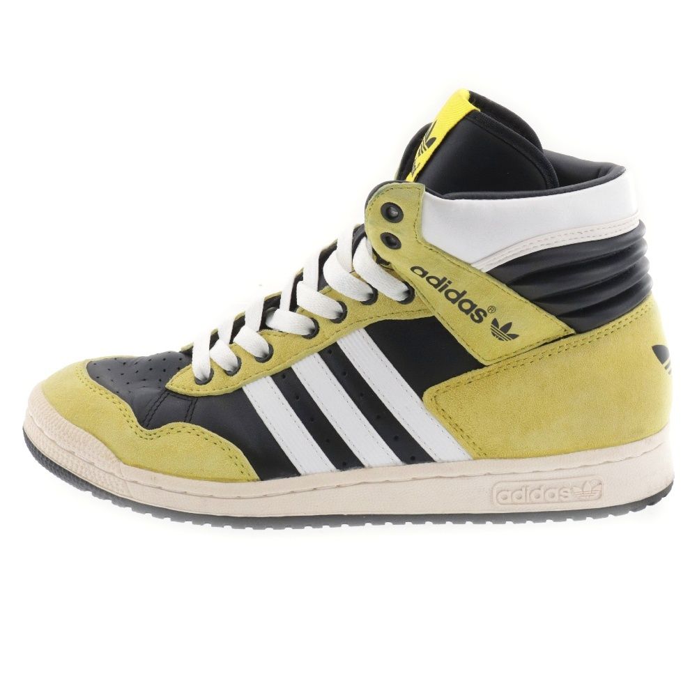 adidas (アディダス) PRO CONFERENCE HI ハイカットスニーカー ブラック/イエロー US8/26cm G95984