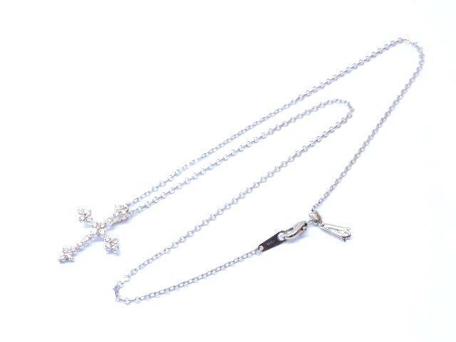 新品同様 POLA ポーラ ネックレス ☆ K18WG ホワイトゴールド ダイヤ  