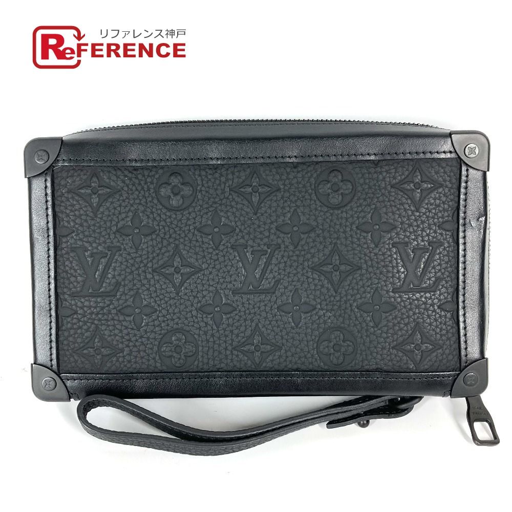 LOUIS VUITTON ルイヴィトン クラッチバッグ ソフトトランク クラッチ M68986 トリヨンレザー ノワール ブラック
