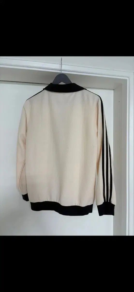 adidas アディダス アイボリー 3本線 トラック ジャケット