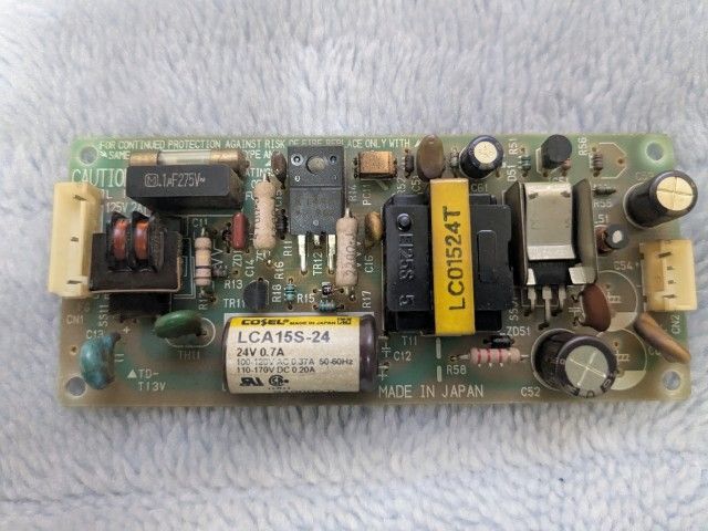 全自動麻雀卓 パーツ 点数表示 AMOS KONG アモスコング 電源基板1個
