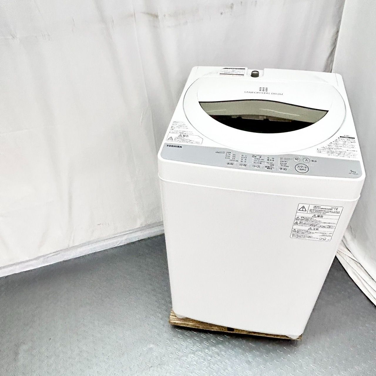 crew様専用】東芝 TOSHIBA 5kg 全自動洗濯機 AW-5G6(W) 2018年製 単身