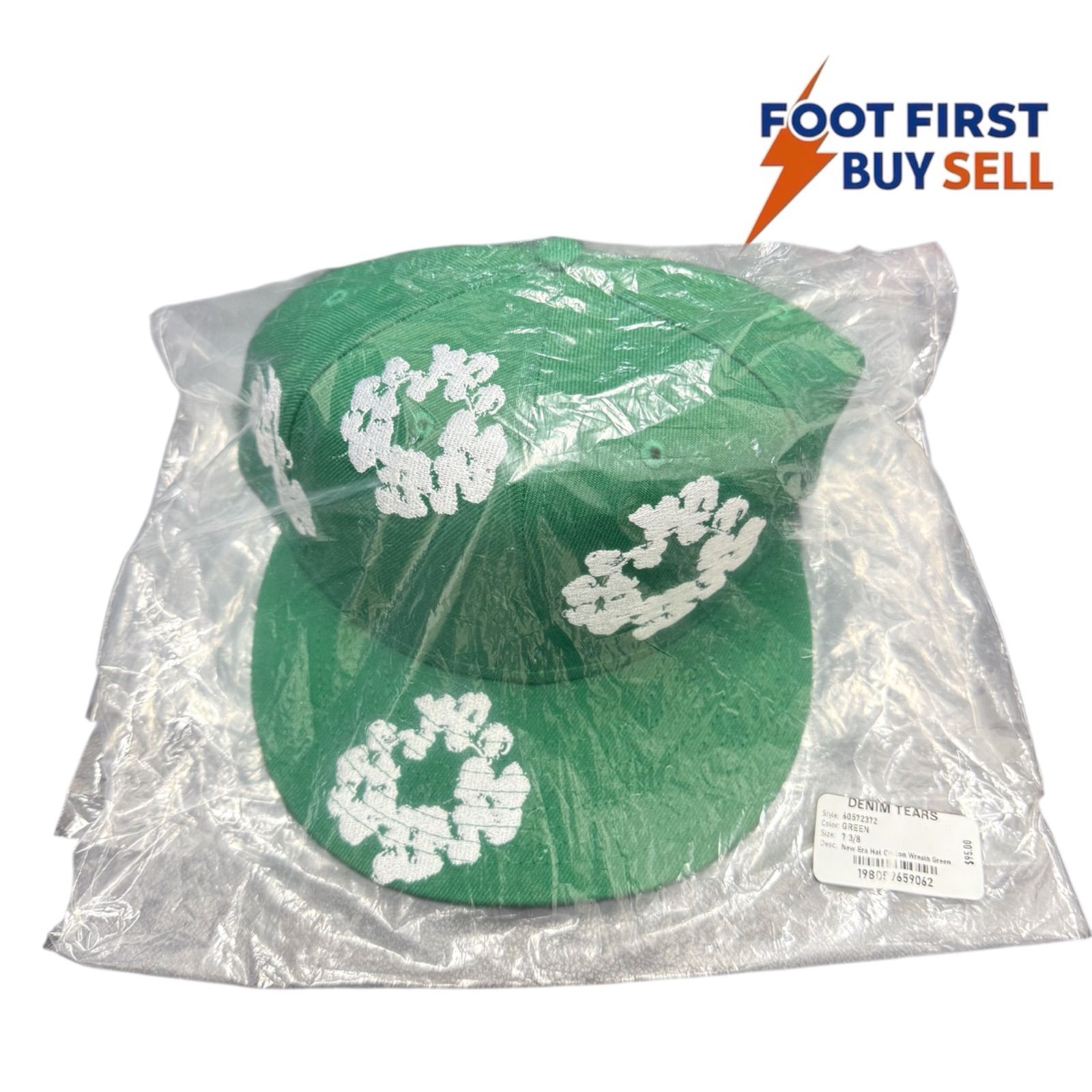 新品未使用品 DENIM TEARS New era Hat Cotton Wreath 7 3/8 デニム 