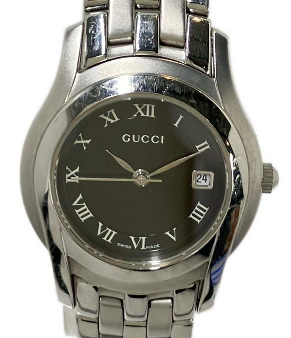 グッチ 腕時計 5500L クオーツ ブラック レディース GUCCI