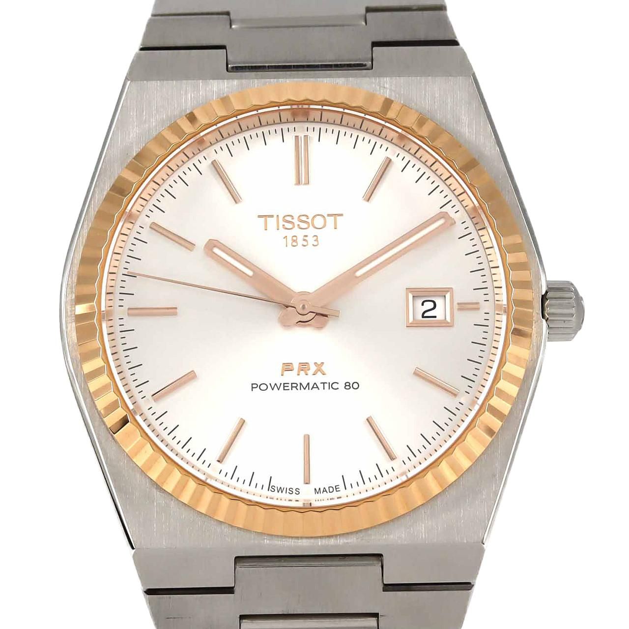 ティソ PRXパワーマティック80 RGコンビ T931.407.41.031.00 SSxRG 自動巻