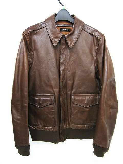 ルードギャラリー レザージャケット レザーブルゾン 茶 ブラウン メンズ サイズ3 管理番号25697-211212-13-005（4）5/22