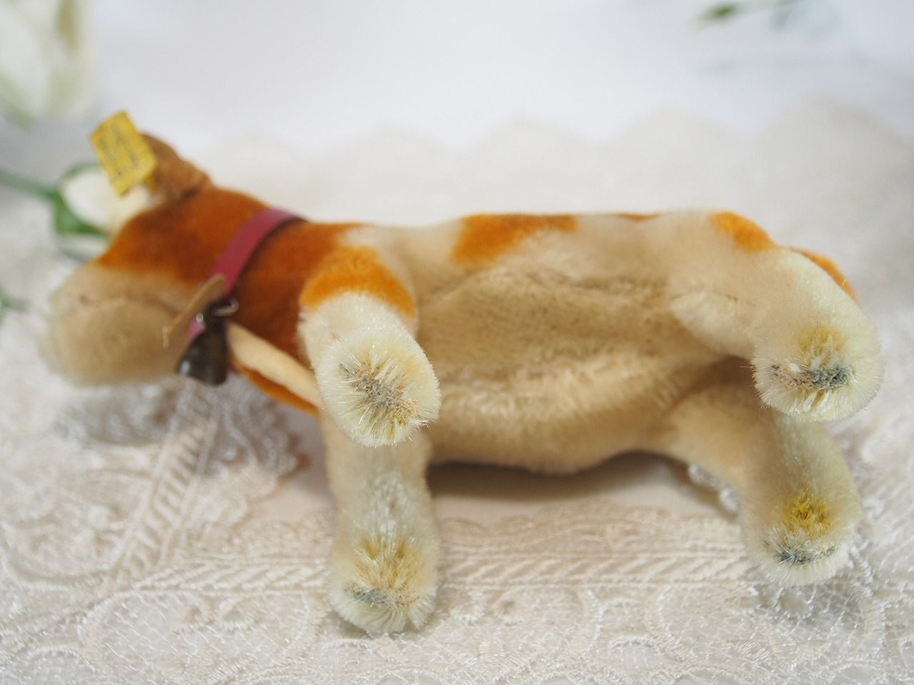 Steiff - シュタイフ★Cow Bessy★ウシのベッシー/牛★ビンテージ★Steiff シュタイフ☆Cow Bessy 12cm オールID's完品☆ウシのベッシー/牛
