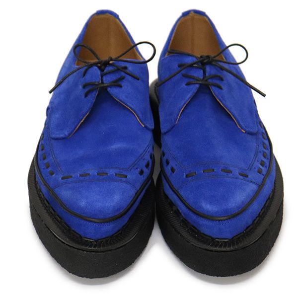 ジョージコックス 3705 青【size:4】 ジョージコックス3705ロイヤルブルースエード／ROCK SHOES COMPANY