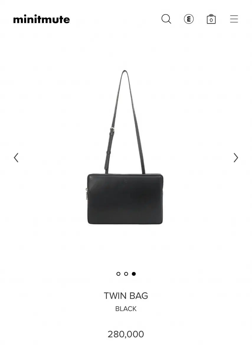 【正規品】 MINITMUTE ミニミュート ツインバッグ ブラック