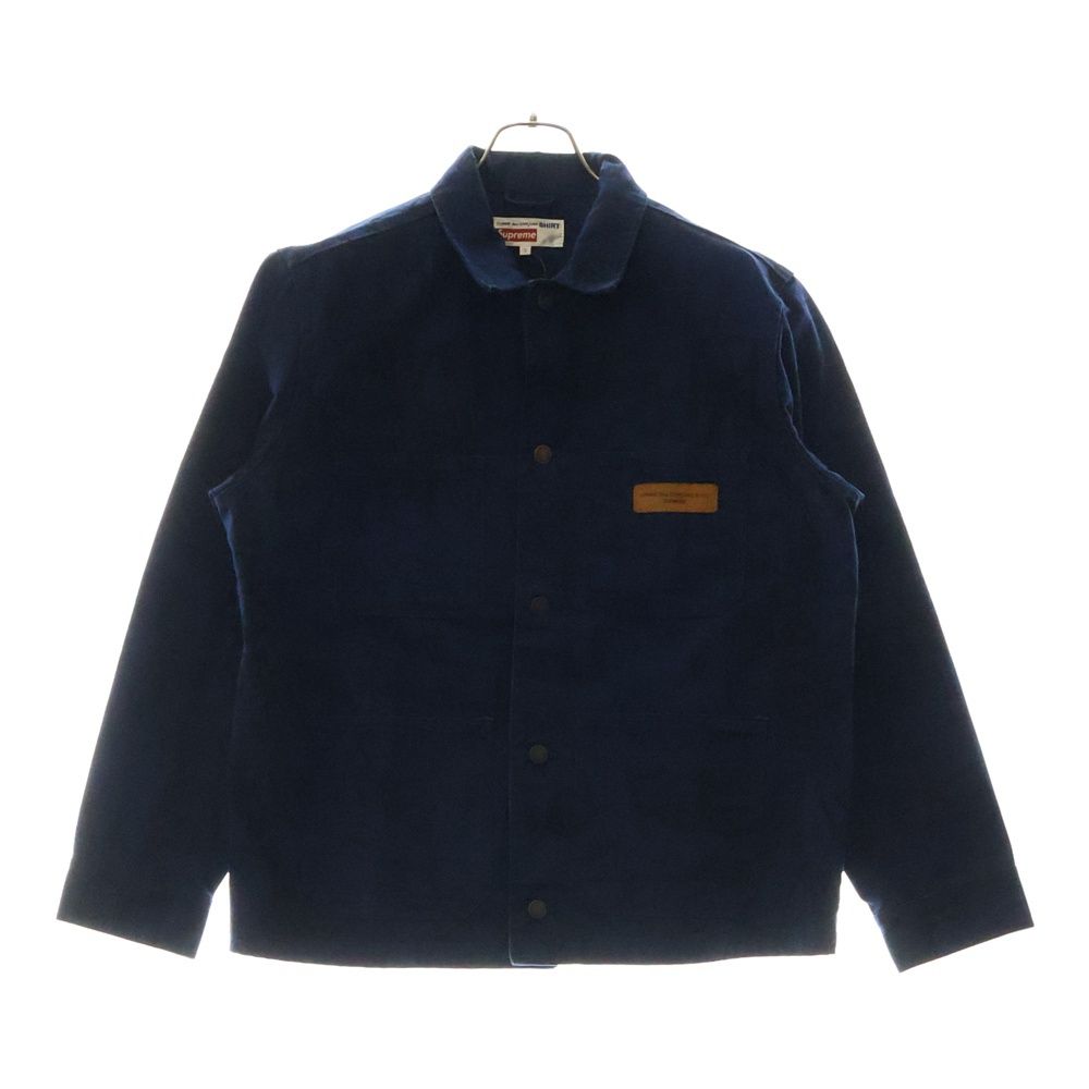 18AW Supreme COMME des GARCONS チョアコート Supreme Comme des Garçons SHIRT Printed Canvas Chore Coat