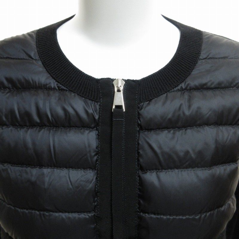 モンクレール MONCLER MAGLIONE TRICOT ALLA COREANA ジップダウン切替カーディガン パープル サイズ：M s-l1200.jpg