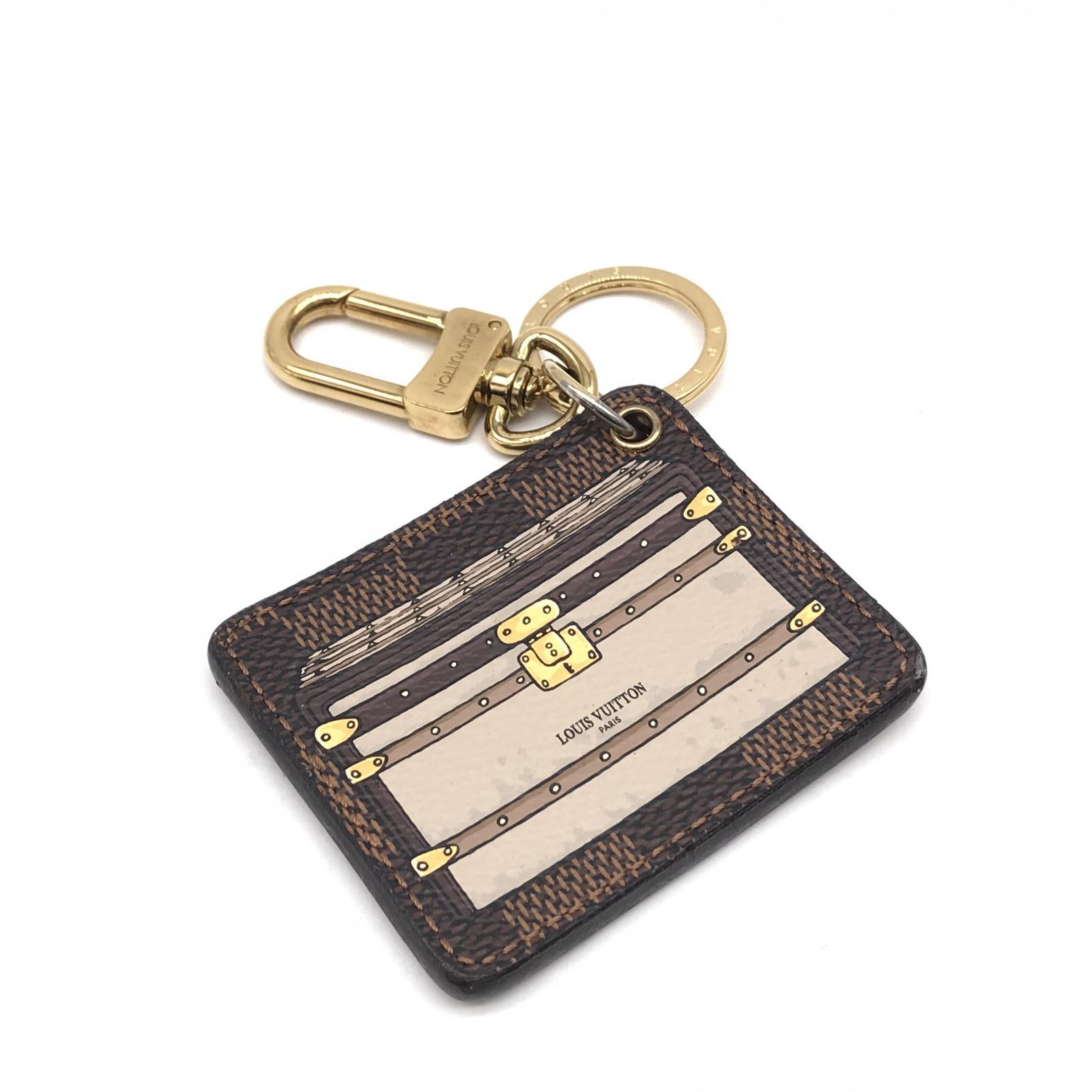 美品　ルイヴィトン　ダミエ　チャーム　ポルト クレ イリュストレ トランク　箱付 楽天市場】LOUIS VUITTON ルイ ヴィトン ダミエ イリュストレ