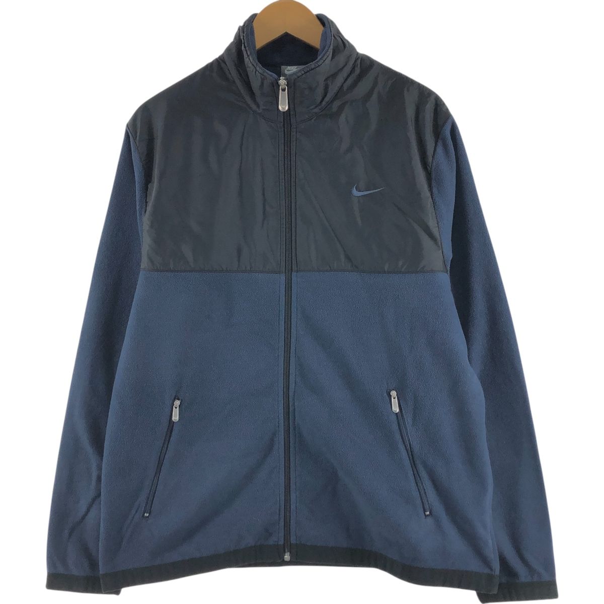 古着 00年代 ナイキ NIKE ナイロンxフリースジャケット メンズL相当/eaa449231