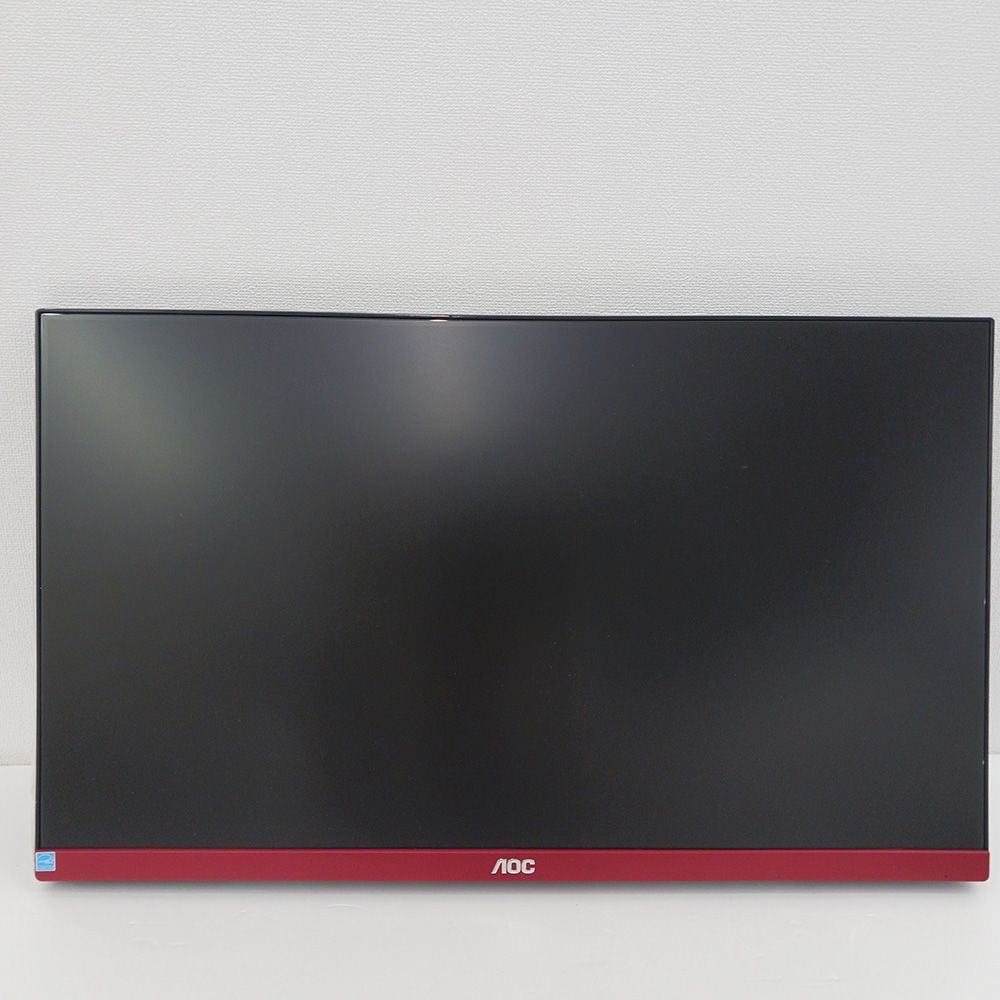 AOC ディスプレイモニター ブラック/レッド 24G11ZE/11 ゲーミングモニター ブラック & レッド ［23.8型