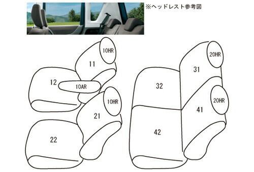 CLAZZIO クラッツィオ カスタムオーダー シートカバー ミツビシ デリカ D：２ MB15S H24(2012)/6〜H25(2013)/11 ES-6253 | 車 シート カバー 保護 カーシート 汚れ 防止 対策 DIY