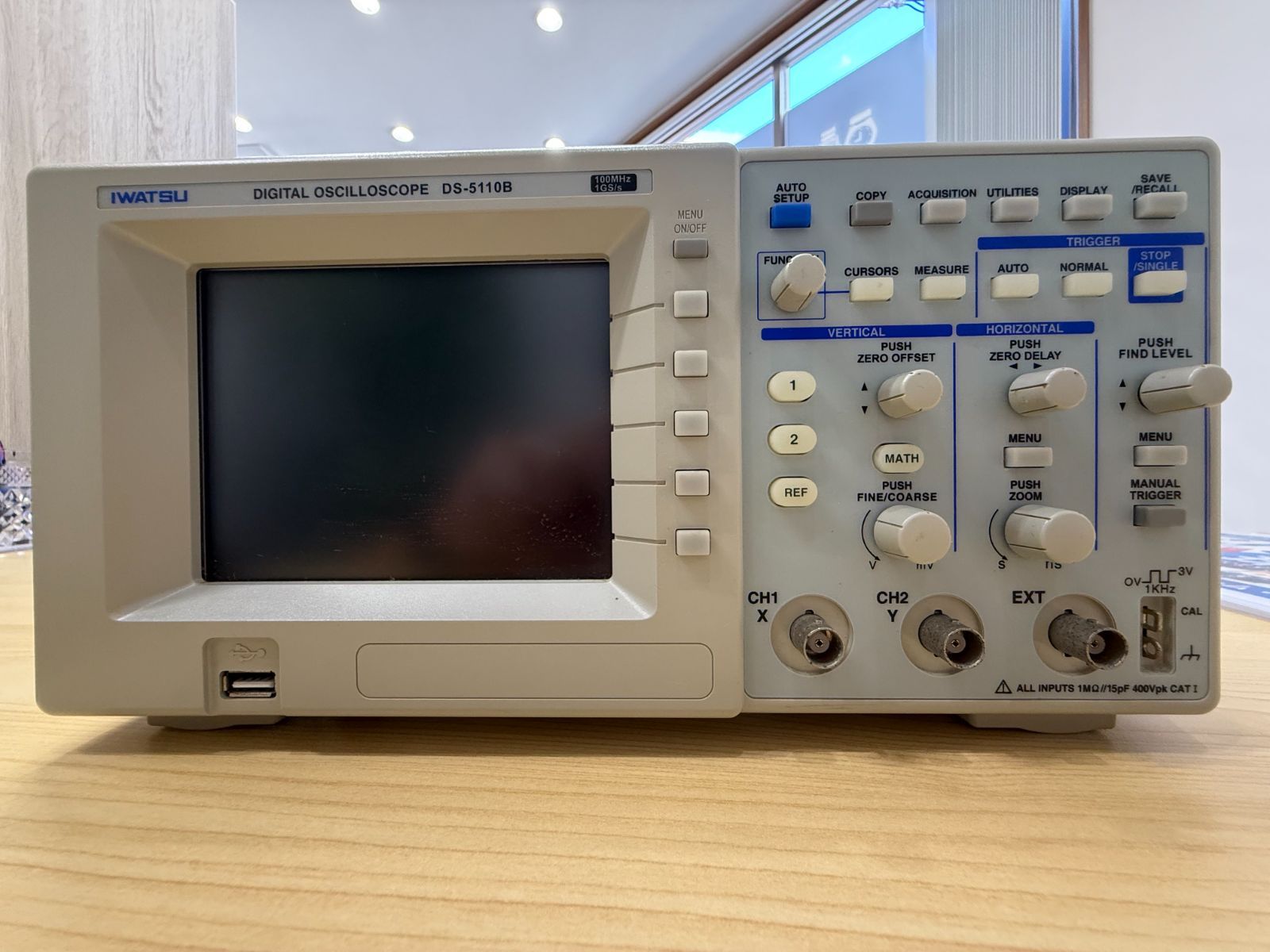 岩崎通信機 100MHz 1GS|s 2chデジタルオシロスコープ DS-5110B