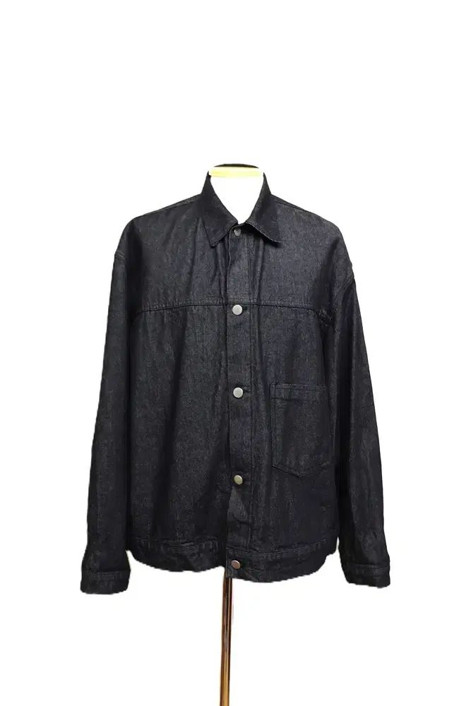 k609 メンズ トラッカー ブラックデニム ジャケット / メンズ105 / キー170-175 / サノラカ