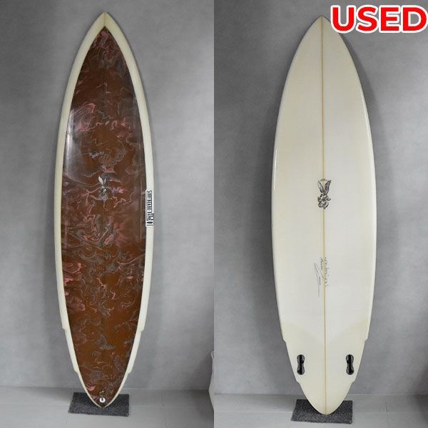 サーフボード 6.4フィート フィン付き サーフボード 中古 6'4 ショートボード フィン付属 サーフィン