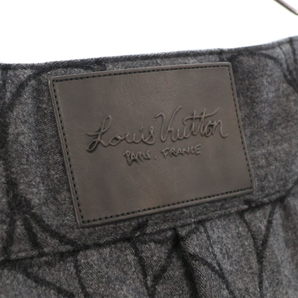 ルイヴィトンLOUIS VUITTON モノグラム柄 スリムパンツ（ブラック