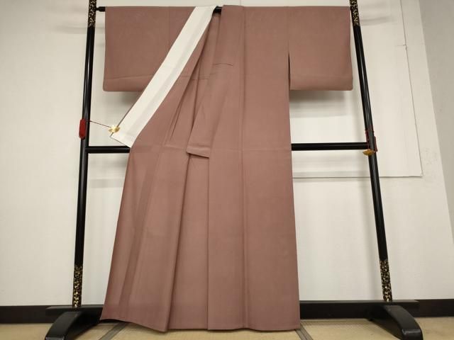 平和屋着物 夏物 色無地 絽 蘇芳香色 正絹 AABB5859st