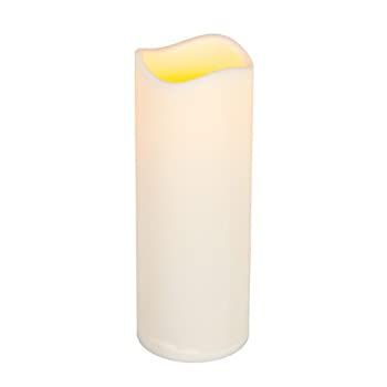 Everlasting Glow LED Indoor/Outdoor Candle With Timer Bisque 8