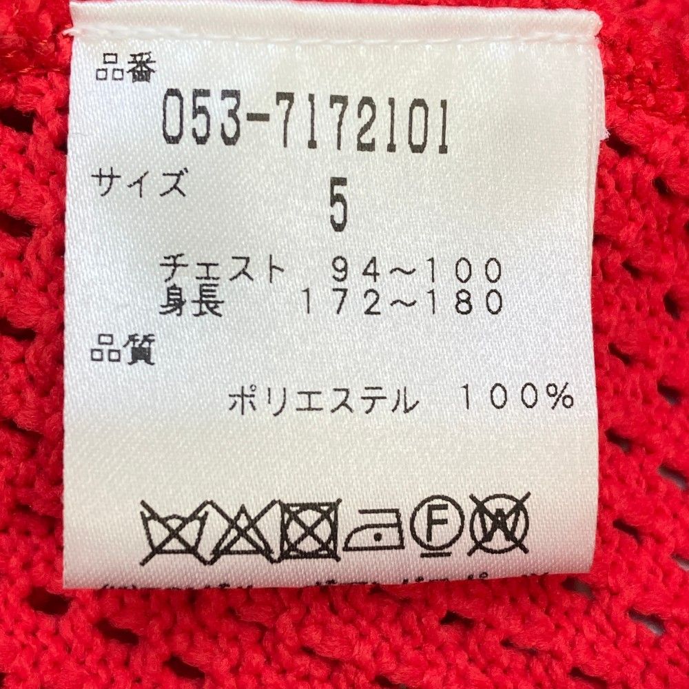 PEARLY GATES - ⛳️PEARLY GATES  ゴルフウエア ブルゾン長袖 サイズ5✨ PEARLY GATES パーリーゲイツ 長袖ポロシャツ 袖ボーダー柄