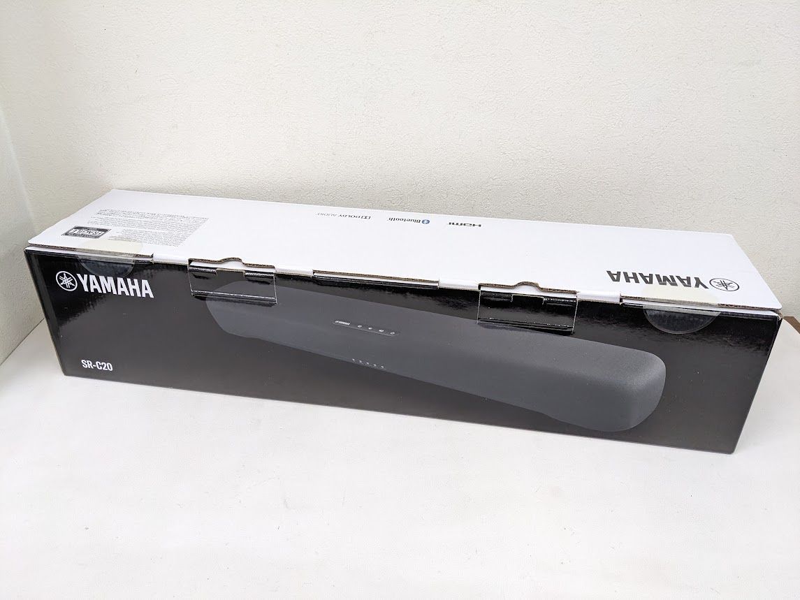 【美品】2024年製 YAMAHA コンパクトサウンドバー SR-C20A Amazon.co.jp: ヤマハ(YAMAHA) コンパクトサウンドバー SR-C20A 横幅