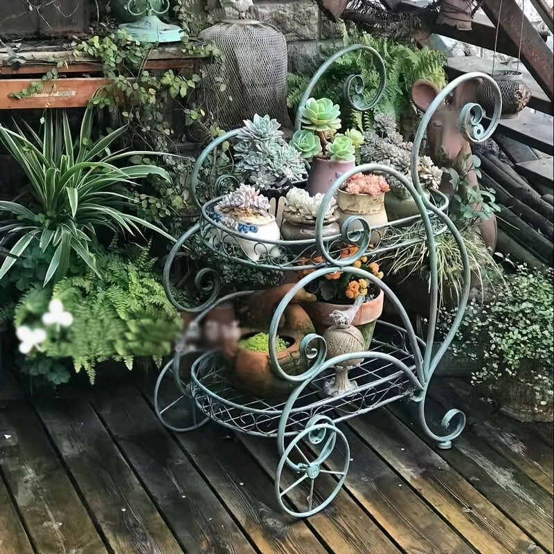 Amazon.co.jp: 植物スタンド金属プランタースタンドフラワー