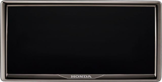 HONDA ホンダ 純正 ライセンスフレーム + ナンバープレートロックボルト ダーククロームメッキタイプ 08Z01-PD1-B01B | honda純正 ホンダ純正 N-BOX NBOX NBOXカスタム N-BOXカスタム JF3 JF4 ナンバーフレー
